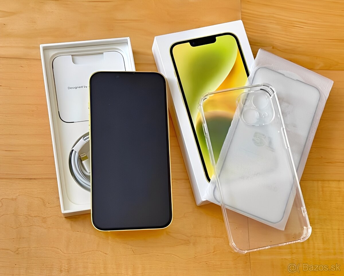 iPhone 14 Žlutá BATERIE 100% TOP - 4