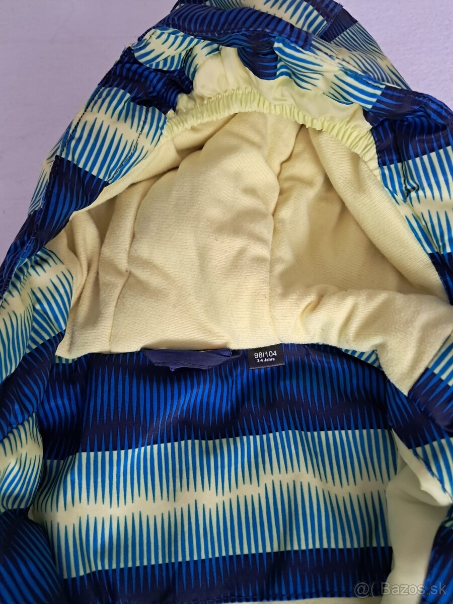 Modro-žltá lyžiarska bunda č. 98 - 4