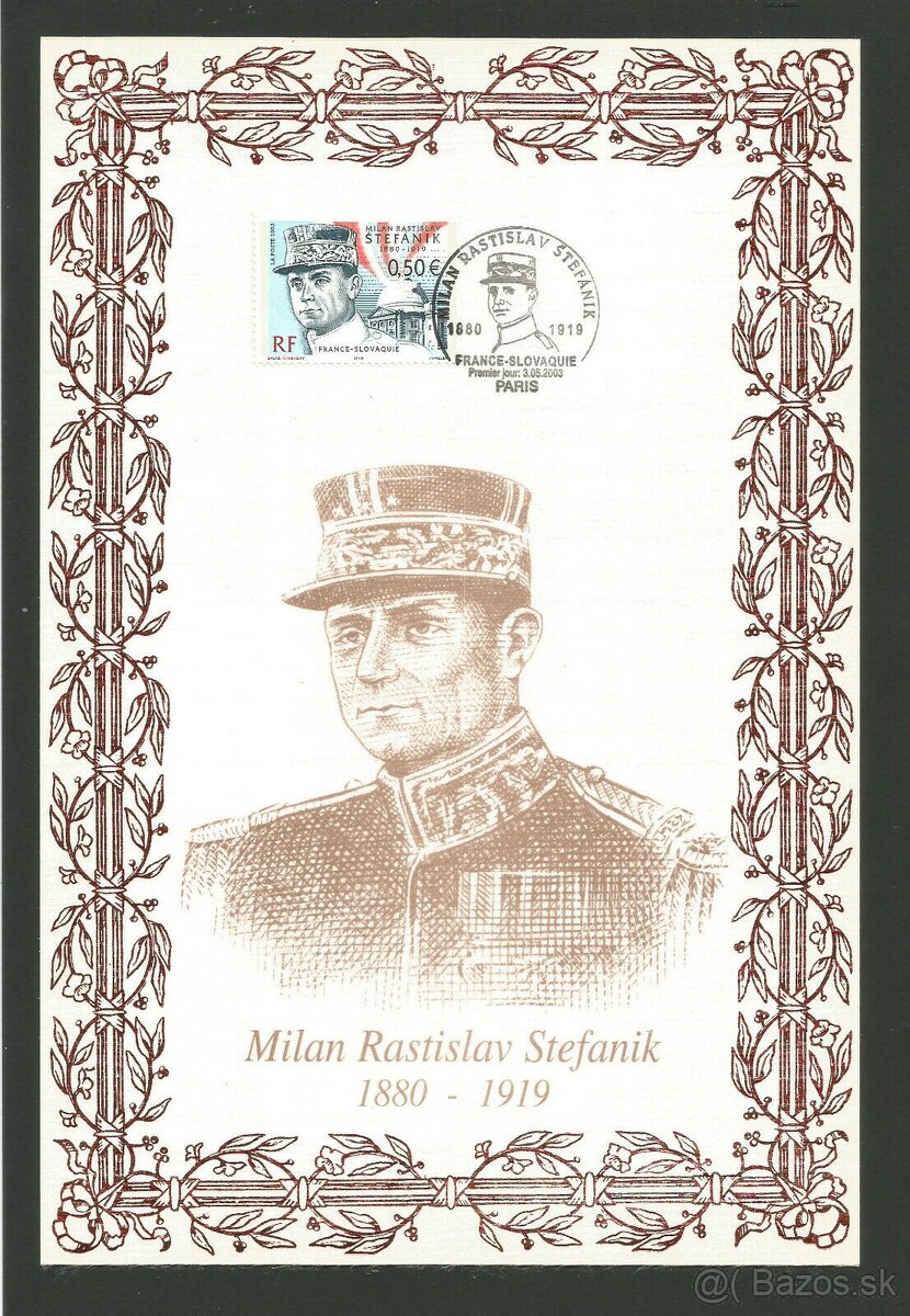 2003 Milan Rastislav Stefanik spolocne vydanie s Francuzskom - 4