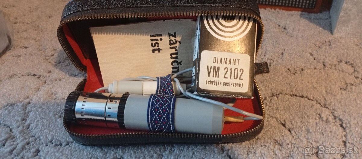 Predám gramofón Tesla NZC 431 + mikrofón - 4