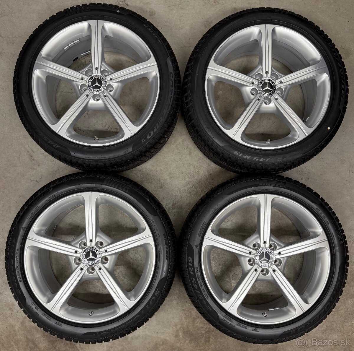 Nepoužitá zimná sada 5x112 R19 , 245/40/19 Mercedes Benz CLS - 4