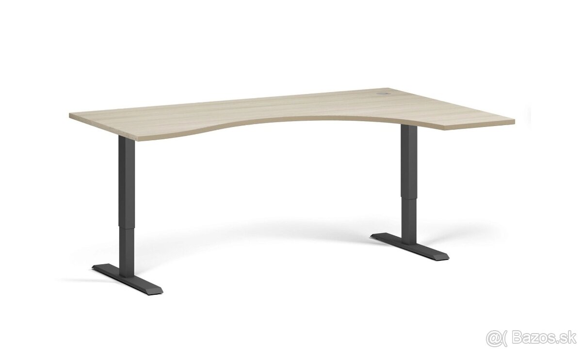 Rohový písací stôl Kinnarps - 4