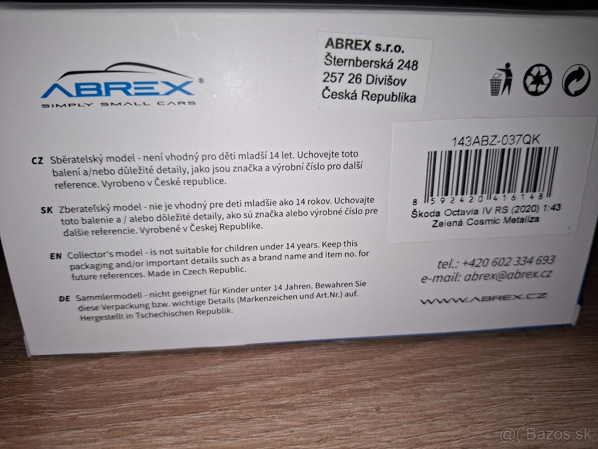model Škoda Octávia IV RS (2020) 1:43 - 4