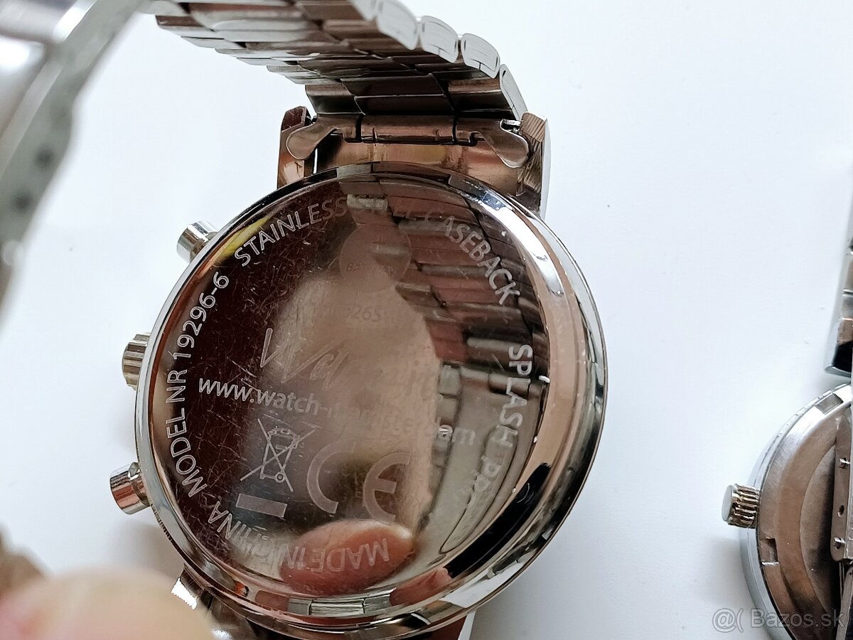 5 ks pánske hodinky, nove baterie a dobre funkčne - 4