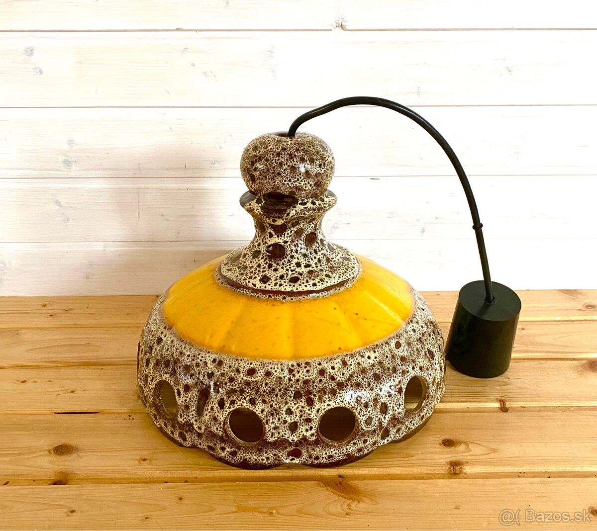 Starý keramický lustr - 4