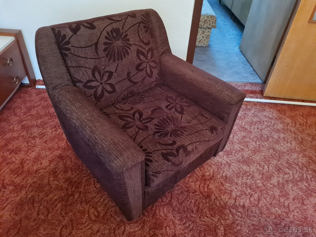 Sedačka rozkladacia + 2x sofa - 4