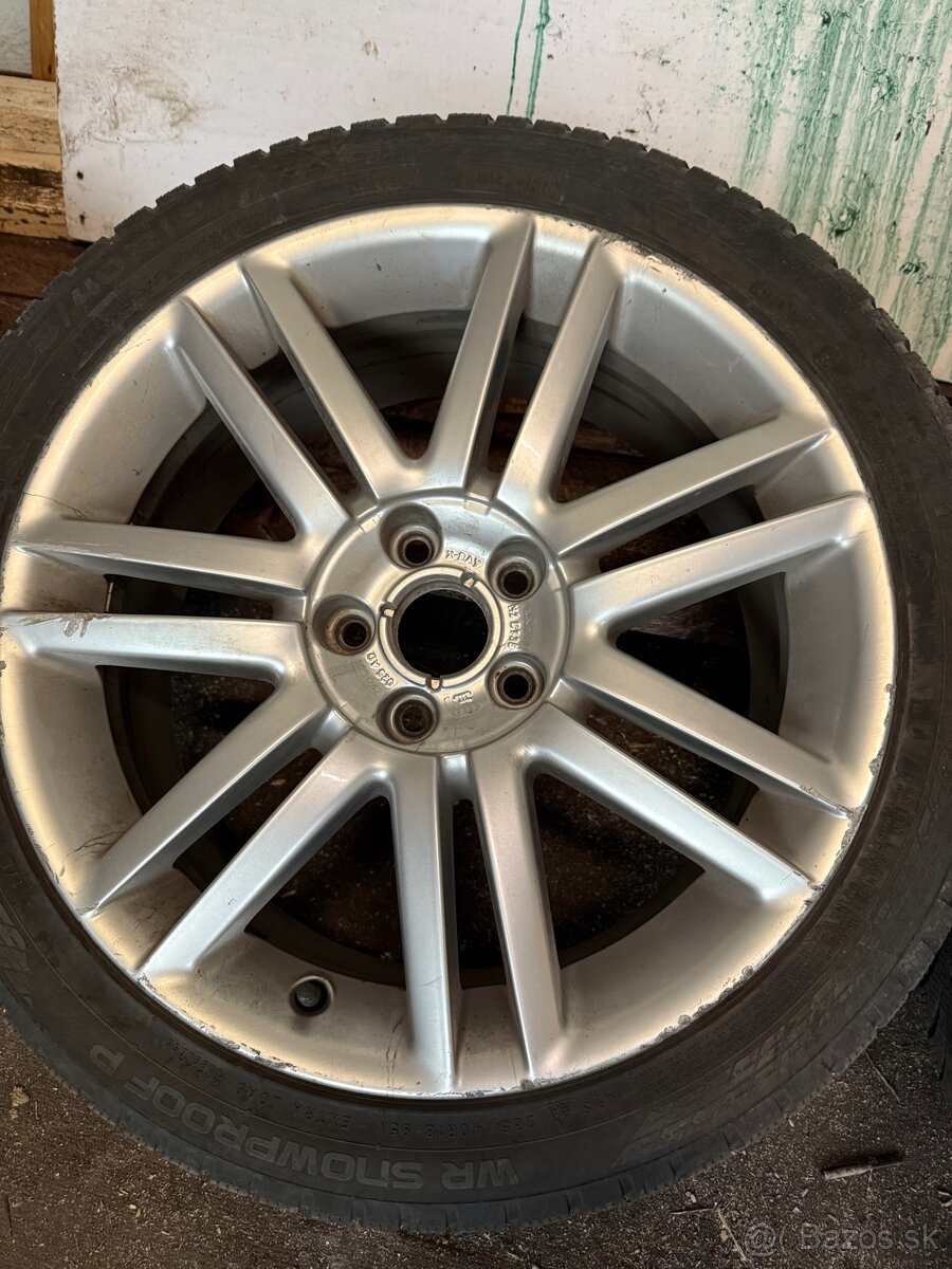 Predám originál Audi elektróny r18 so zimnými gumamy Nokian - 4