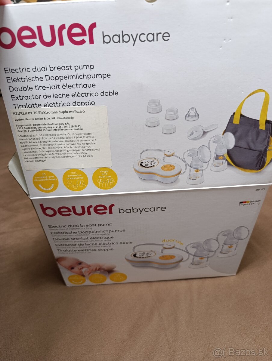 Odsávačka materského mlieka Beurer BY70 double - 4