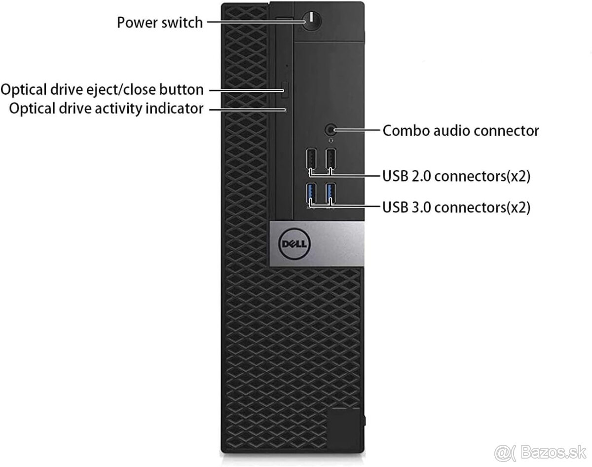 DELL OptiPlex 7040 SFF, i7-6700, 16GB RAM, 512GB SSD, RW,W11 - 4