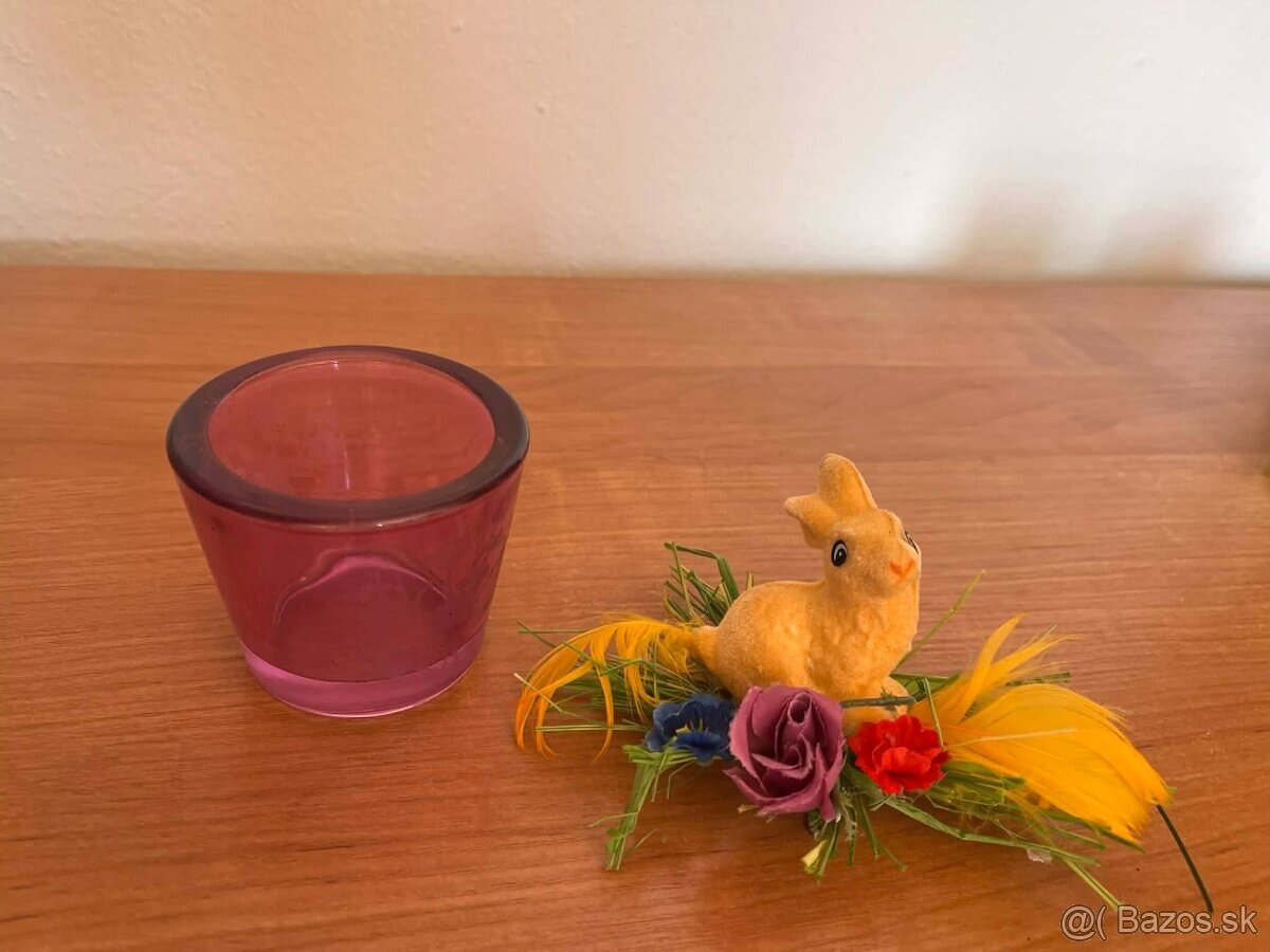 Farebné sklenené svietniky - 4