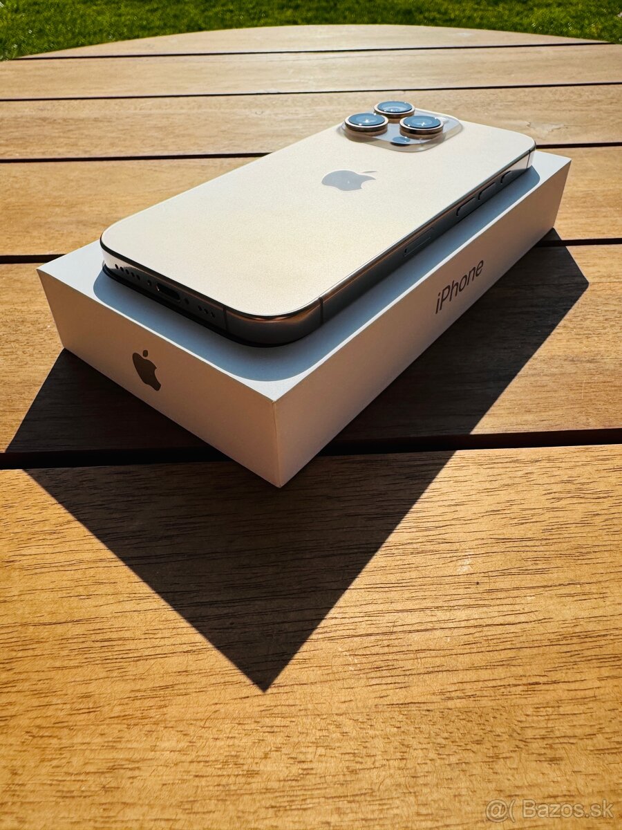 Predám Apple iPhone 16 Pro 128gb Desert Titanium ako nový - 4