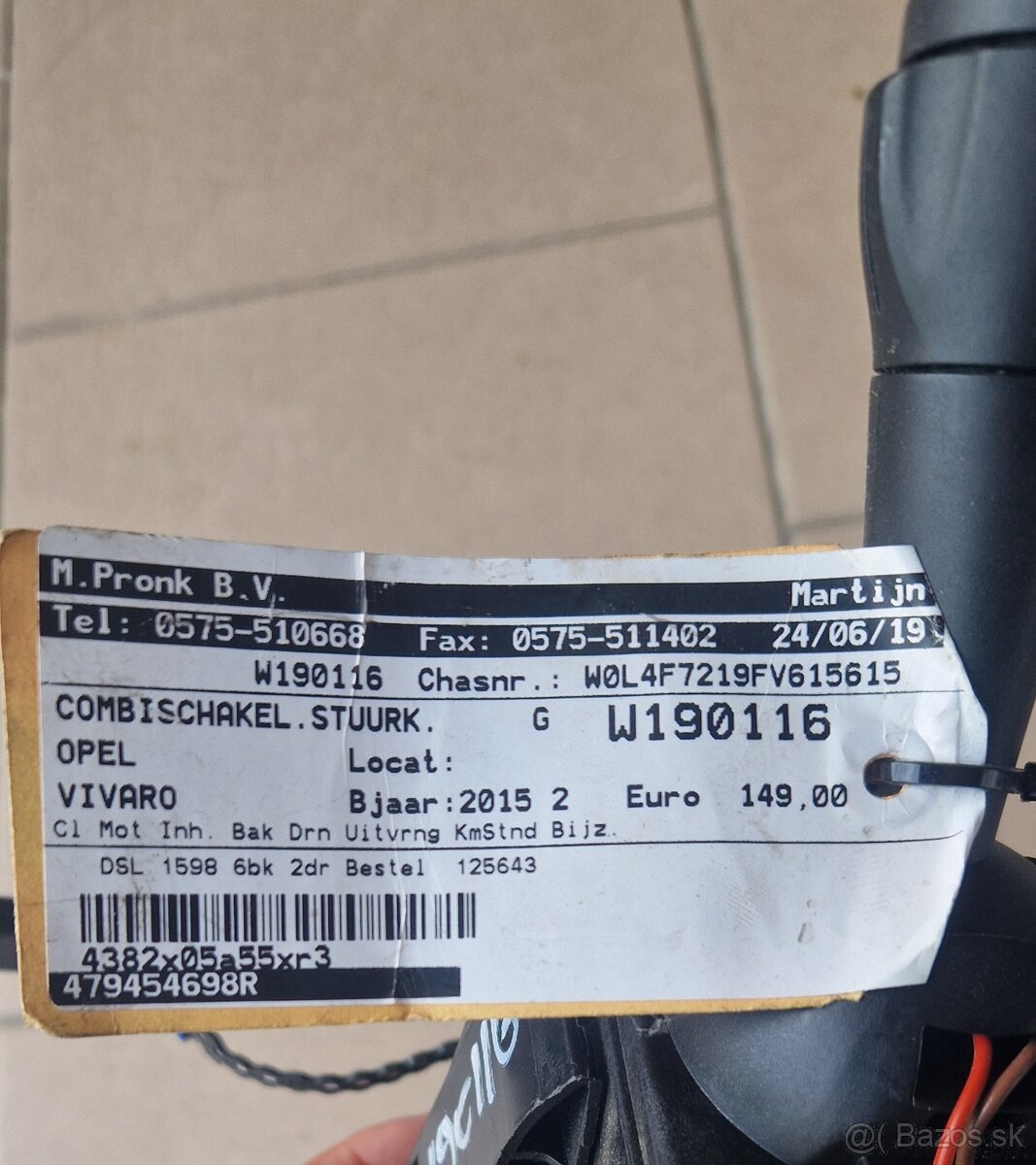 Prepinace TRAFIC VIVARO TALENTO - 4