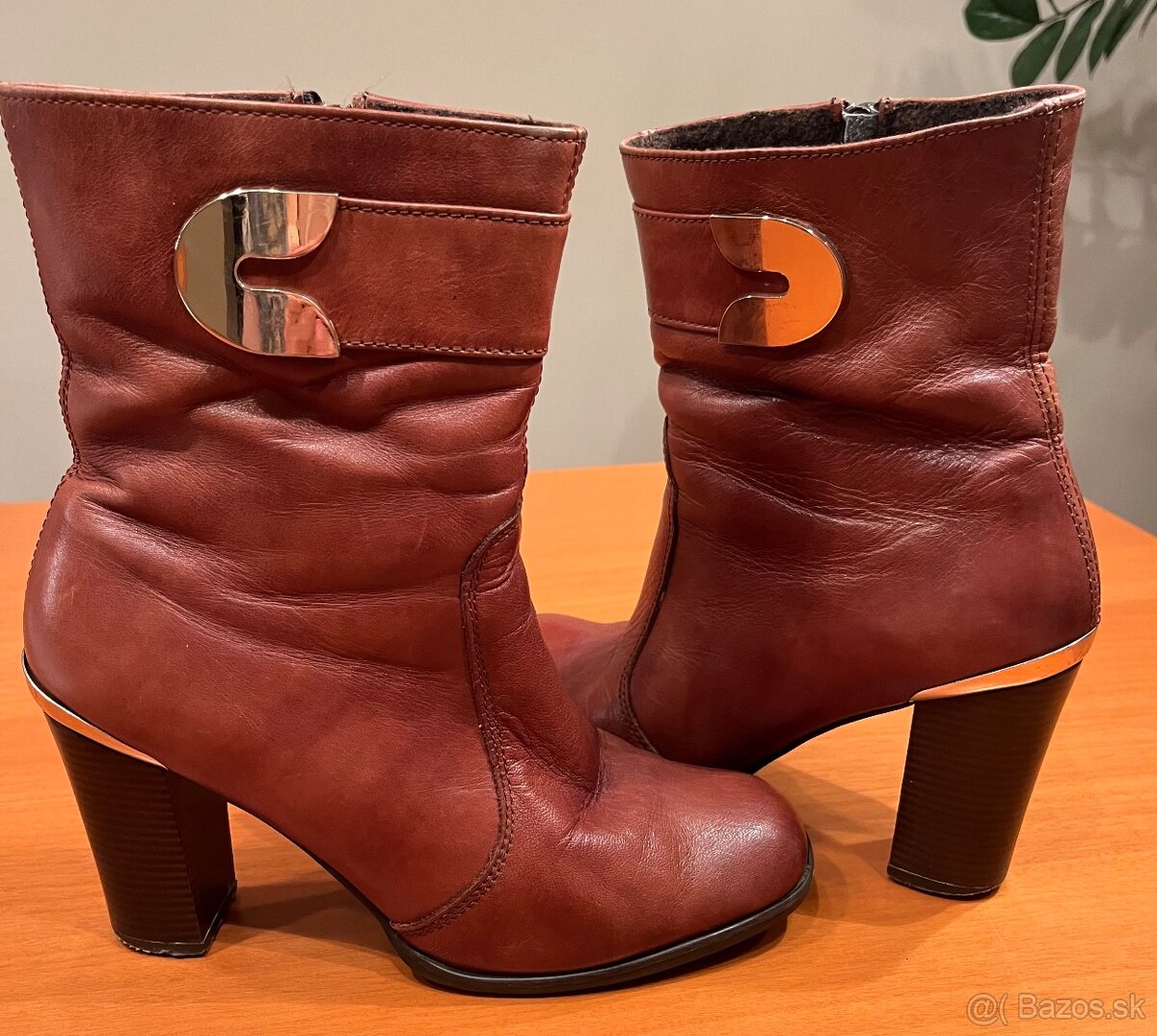 Kožené čižmy, veľ. 38 - 4