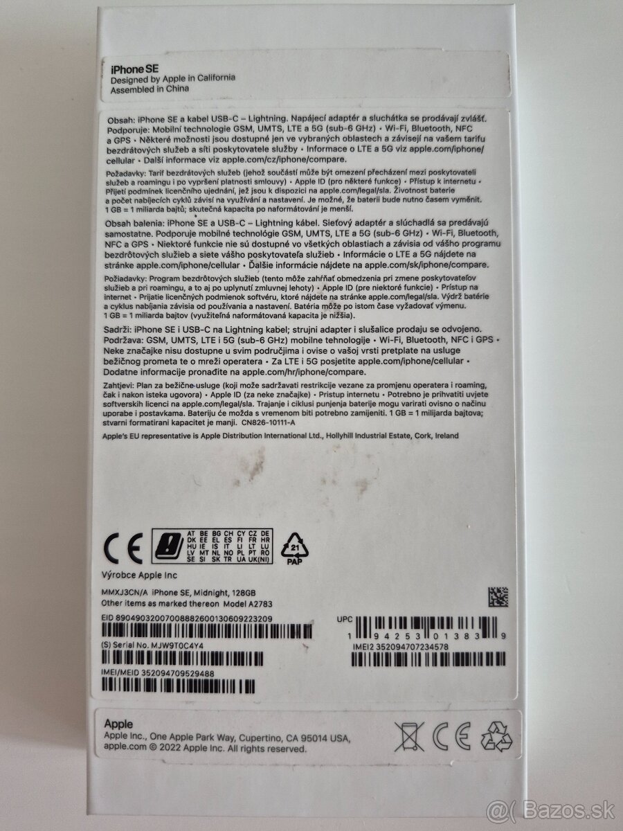 iPhone SE 2022 (3. gen) 128GB - 4