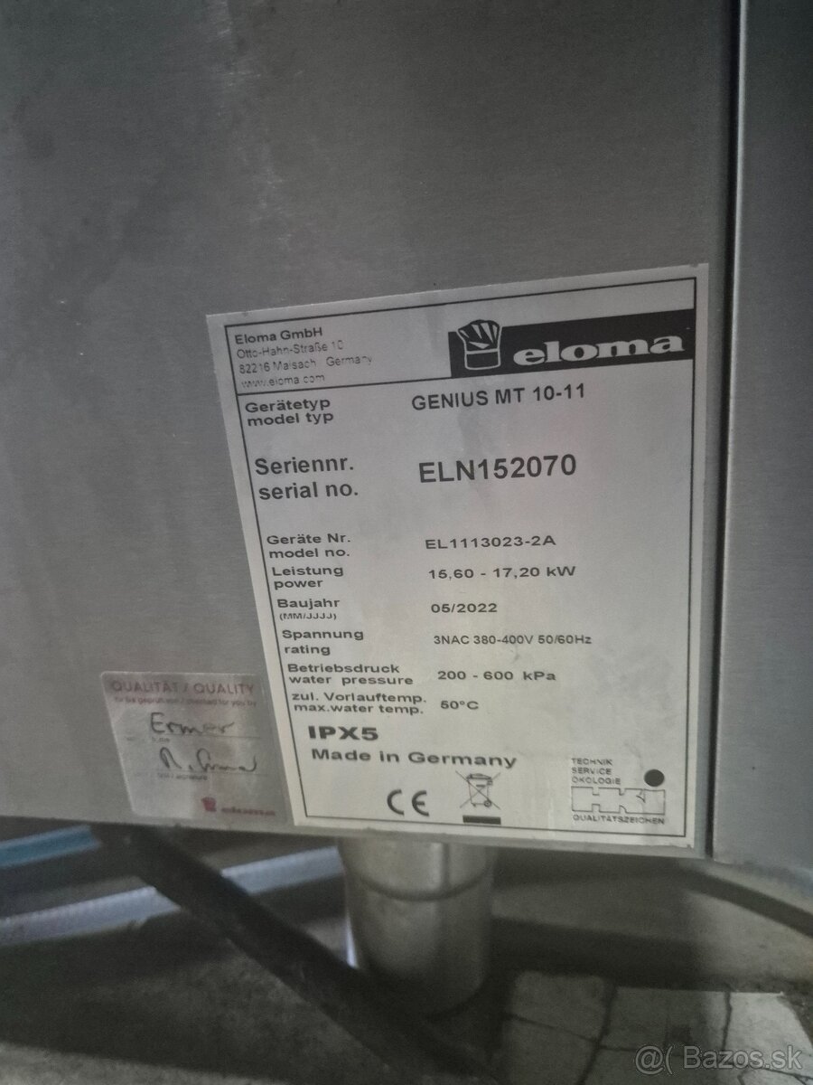 Elektrický konvektomat ELOMA Genius MT10-11 - 4