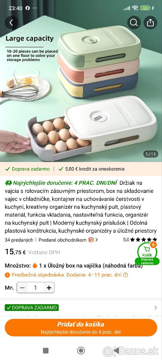 Úložný box na vajíčka - 4