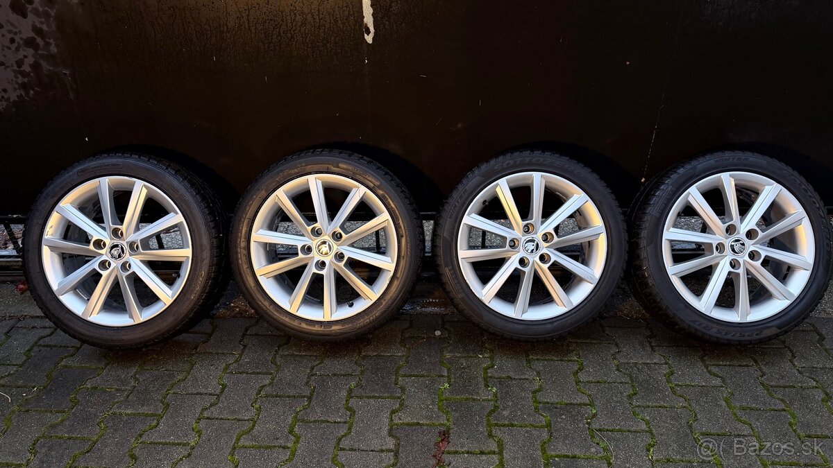 Alu disky Škoda 17" palcové Elegance - 4