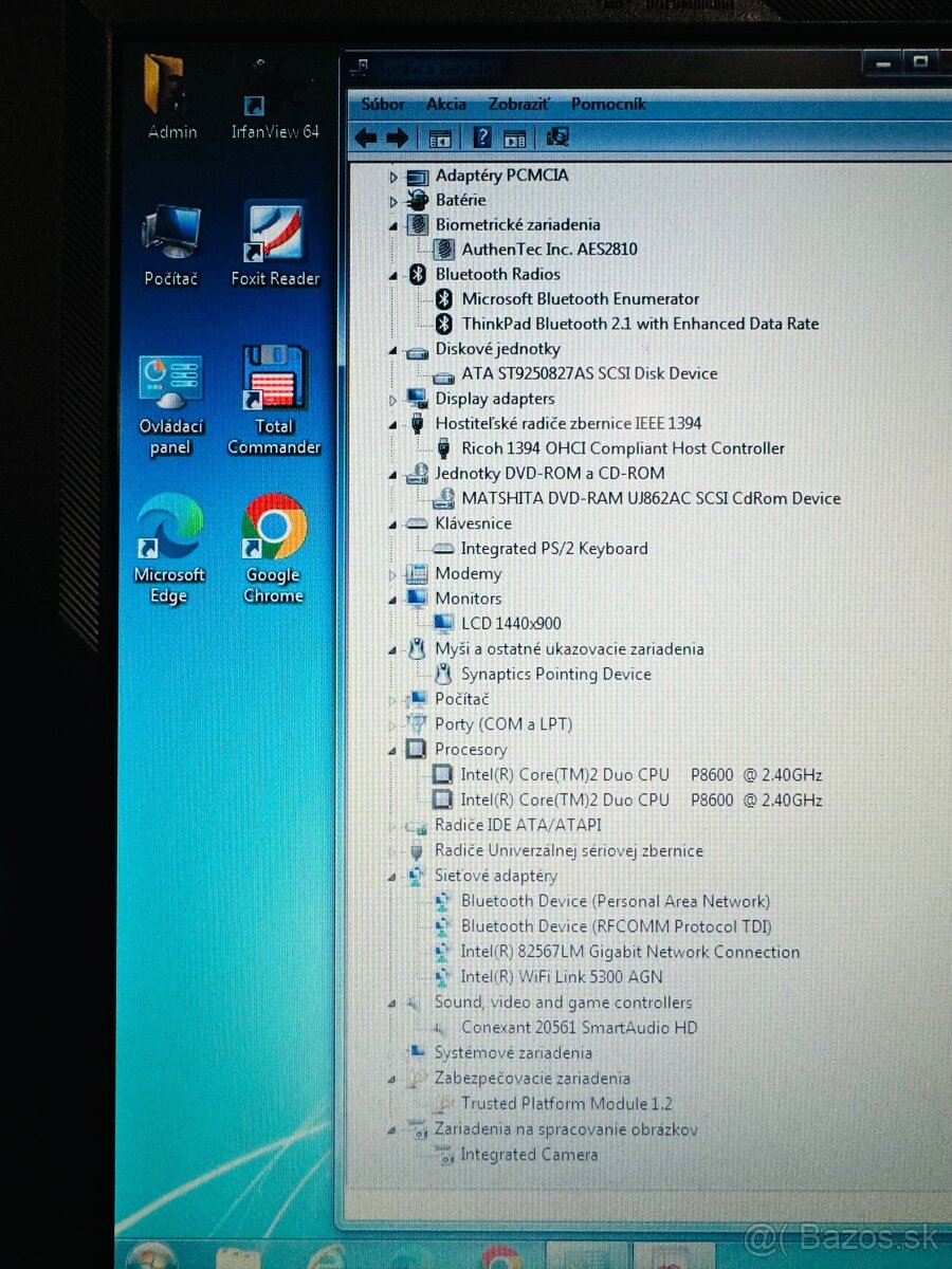 LENOVO ThinkPad T400, Windows 7 Pro - 4