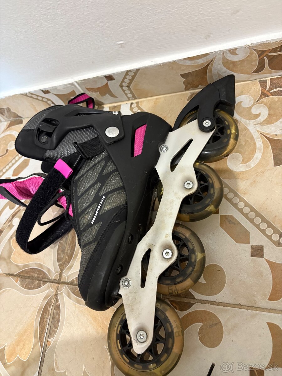 Rollerblade dámske ružové korčule - 4