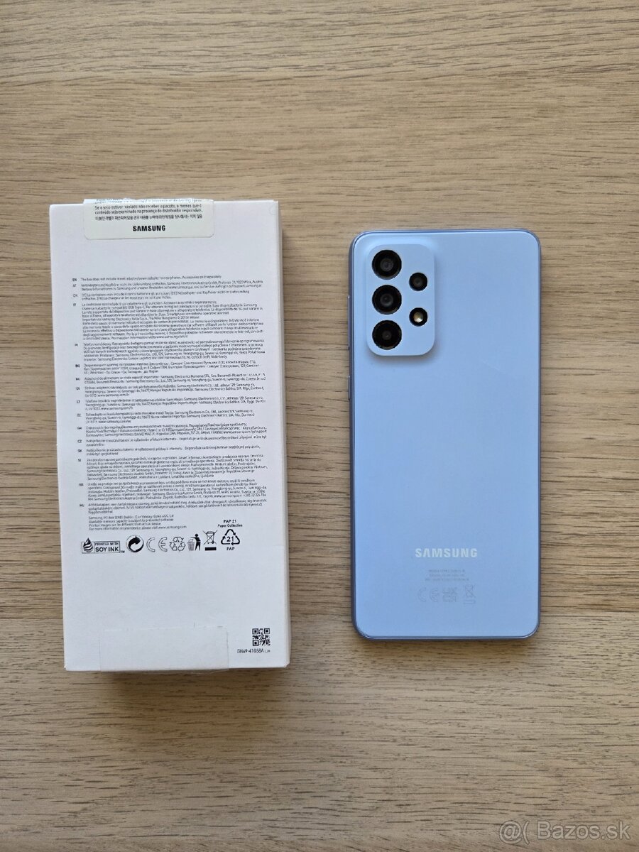 Funkčný mobil Samsung Galaxy A33 5G 128GB modrý baby blue - 4
