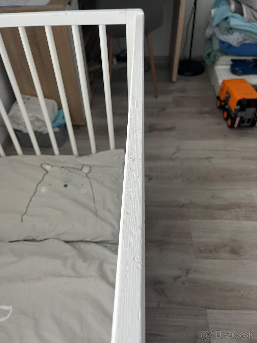 Detska drevená postielka s prislušenstvom - 4