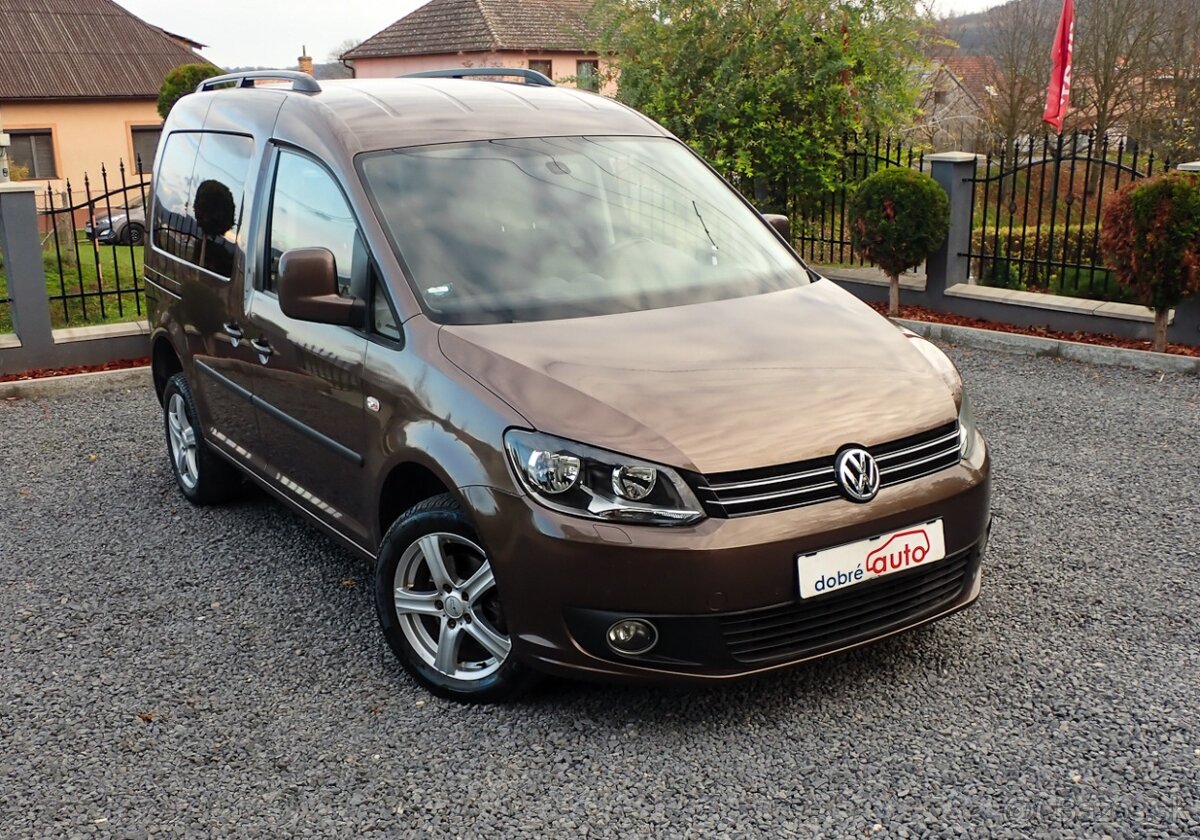 VOLKSWAGEN CADDY 2.0TDI 4x4 - 5MIEST - NAVI- VYHREV -ŤAŽNE - 4