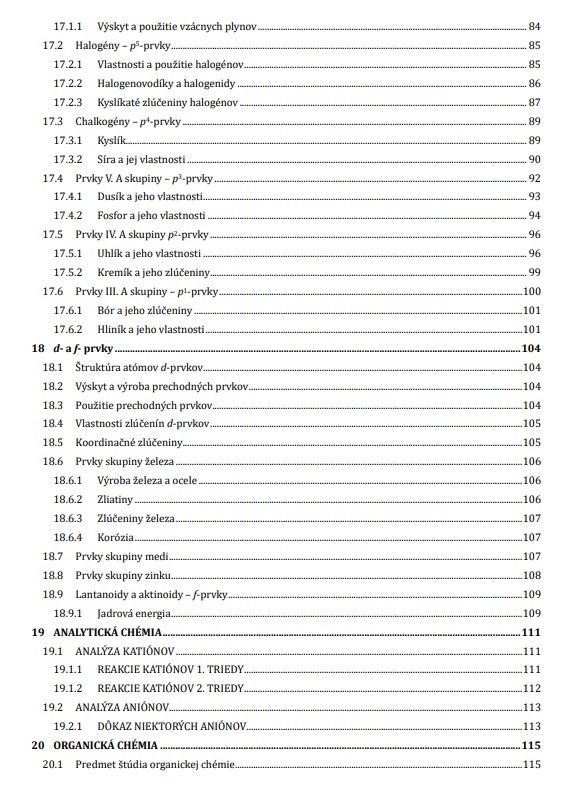 Chémia - k maturite a prijímacím skúškam - 4