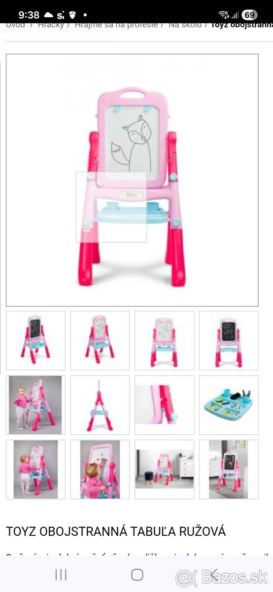 Detská magnetická tabuľa - 4