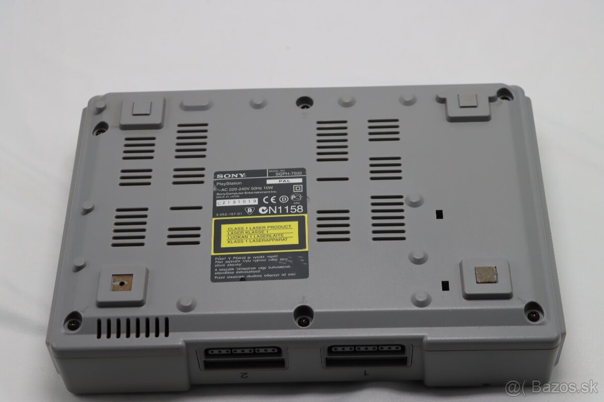 PS1 SCPH-7502 + originál analógový ovládač + káble - 4