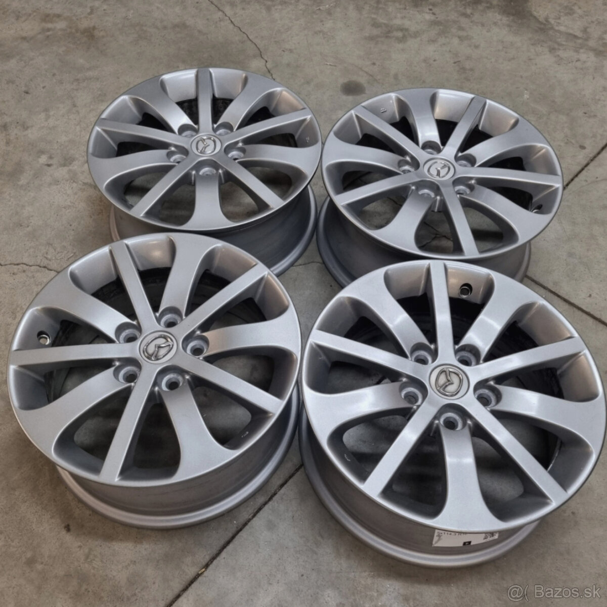 Hliníkové Mazda disky 5x114,3 R16 6,5J ET52.5 - 4