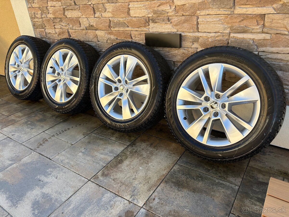 ZIMNÁ SADA SKODA 5x112 R18 + ZIMNÉ PNEU 235/55 R18 - 4