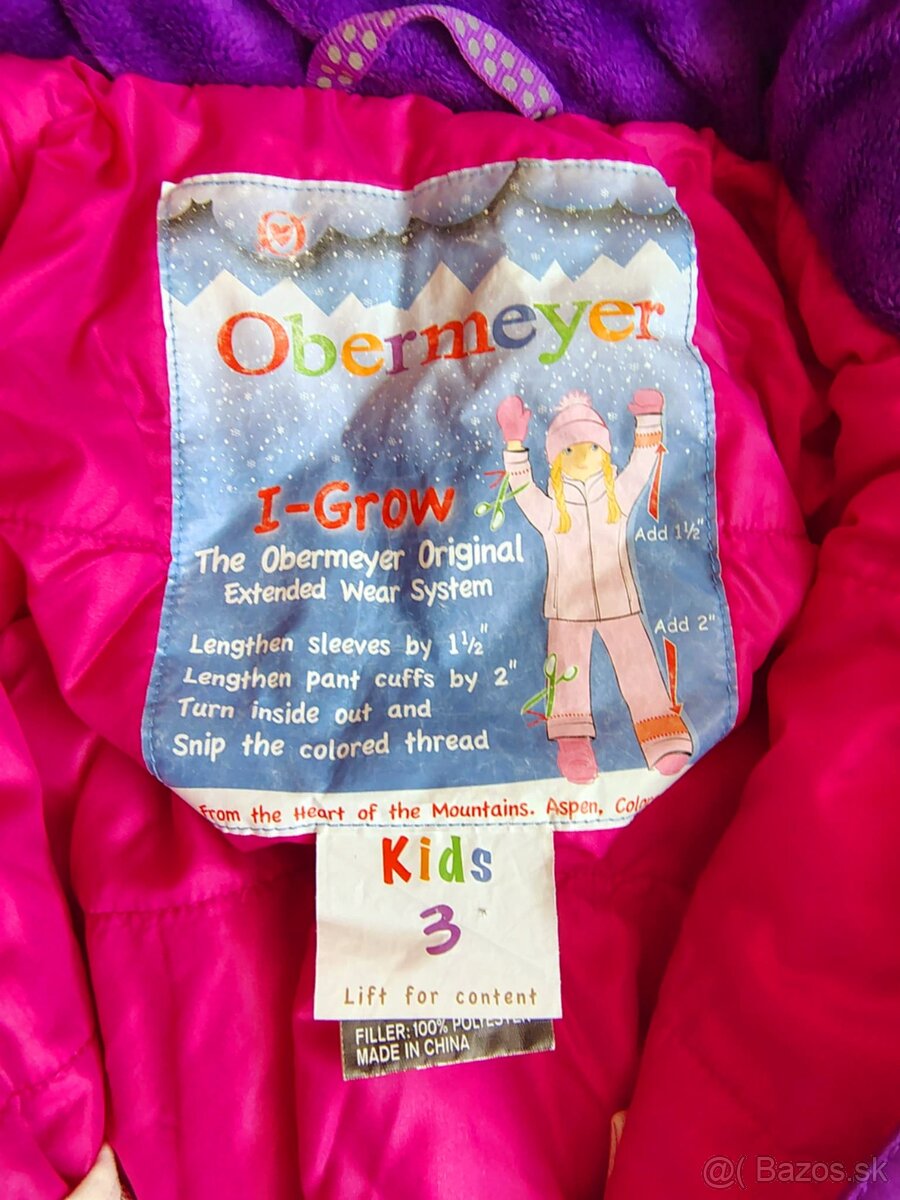 Detská kvalitná značková kombinéza na zimu 98/104 - 4