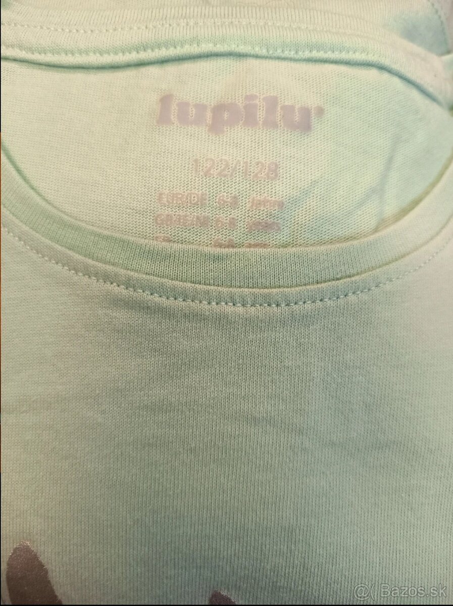 Nová dievčenská bavlnená suprava 122/128 - 4