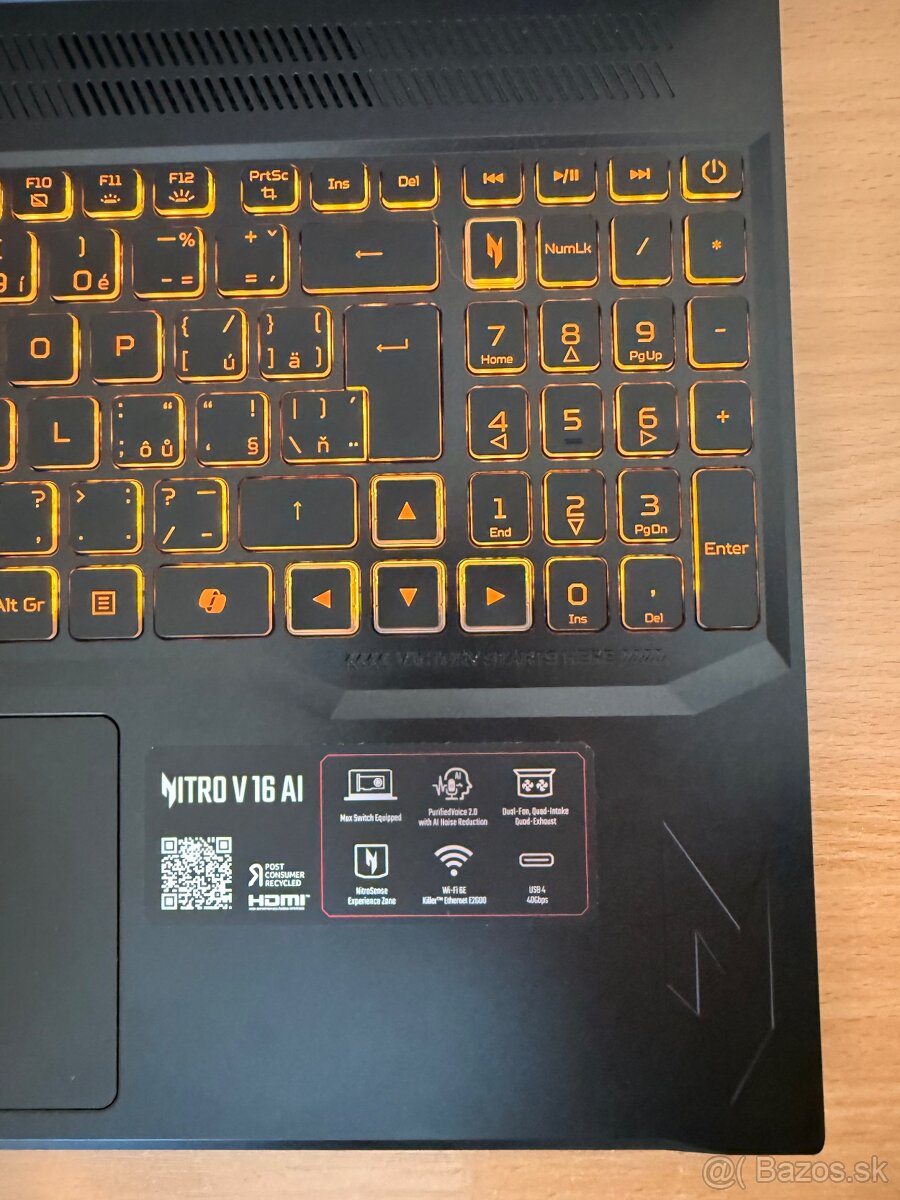 Herný notebook Acer Nitro V16 AI – ako nový - 4