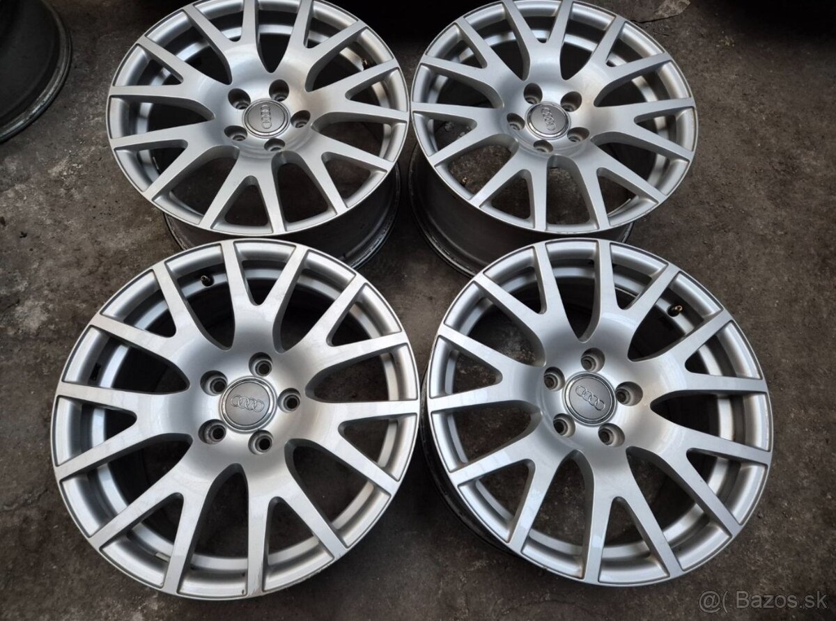 5x112 r17 ET50 x 8,5J elektróny originál AUDI - 4