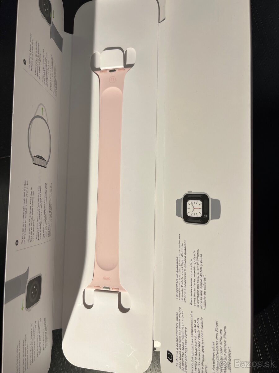 Apple Watch remienok ružový - 4