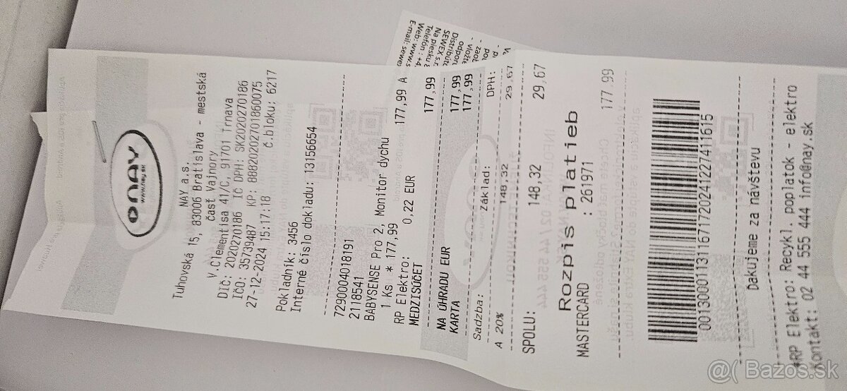 Postielka madrac plus monitor dychu - 4