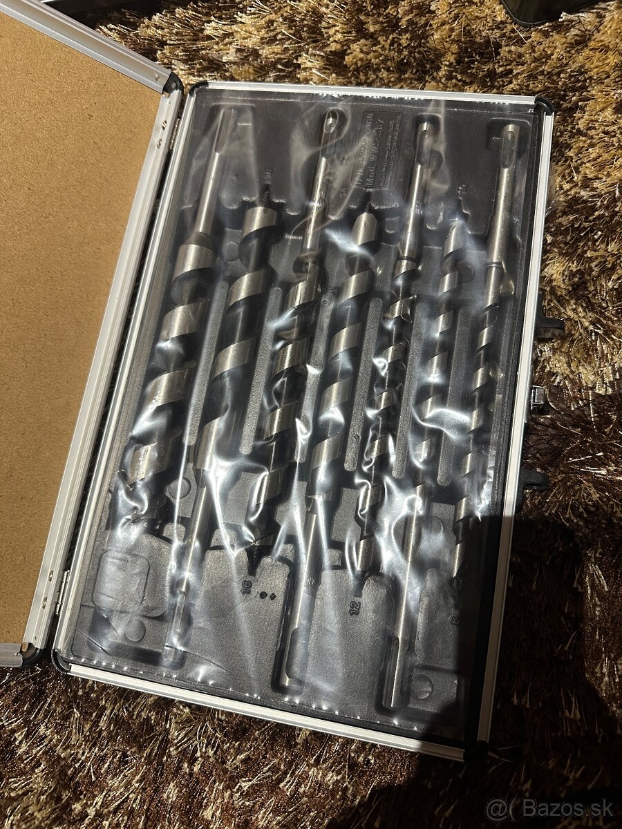 Predám Parkside Auger Drill Bit Set – 7-dielna sada (SDS Plu - 4