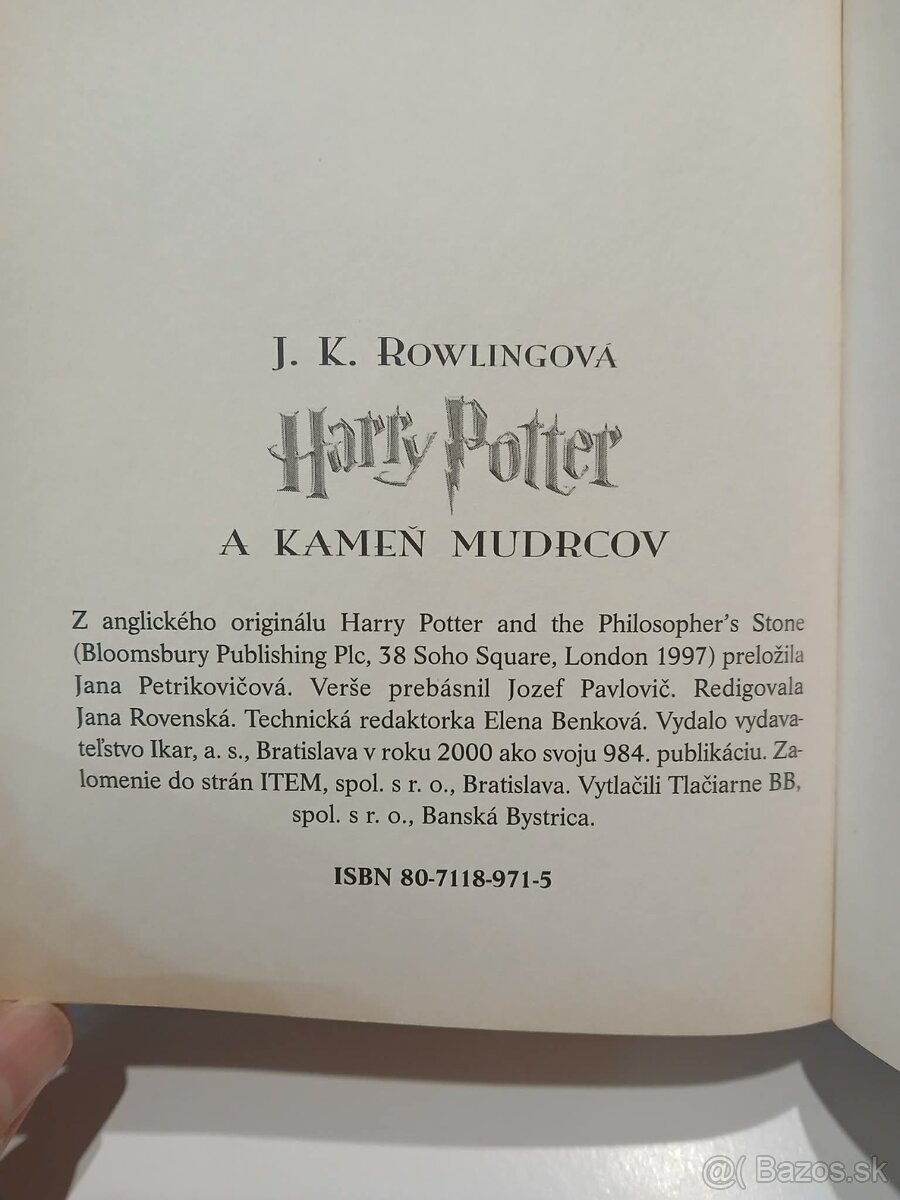 Harry Potter 1 a kameň mudrcov - 4