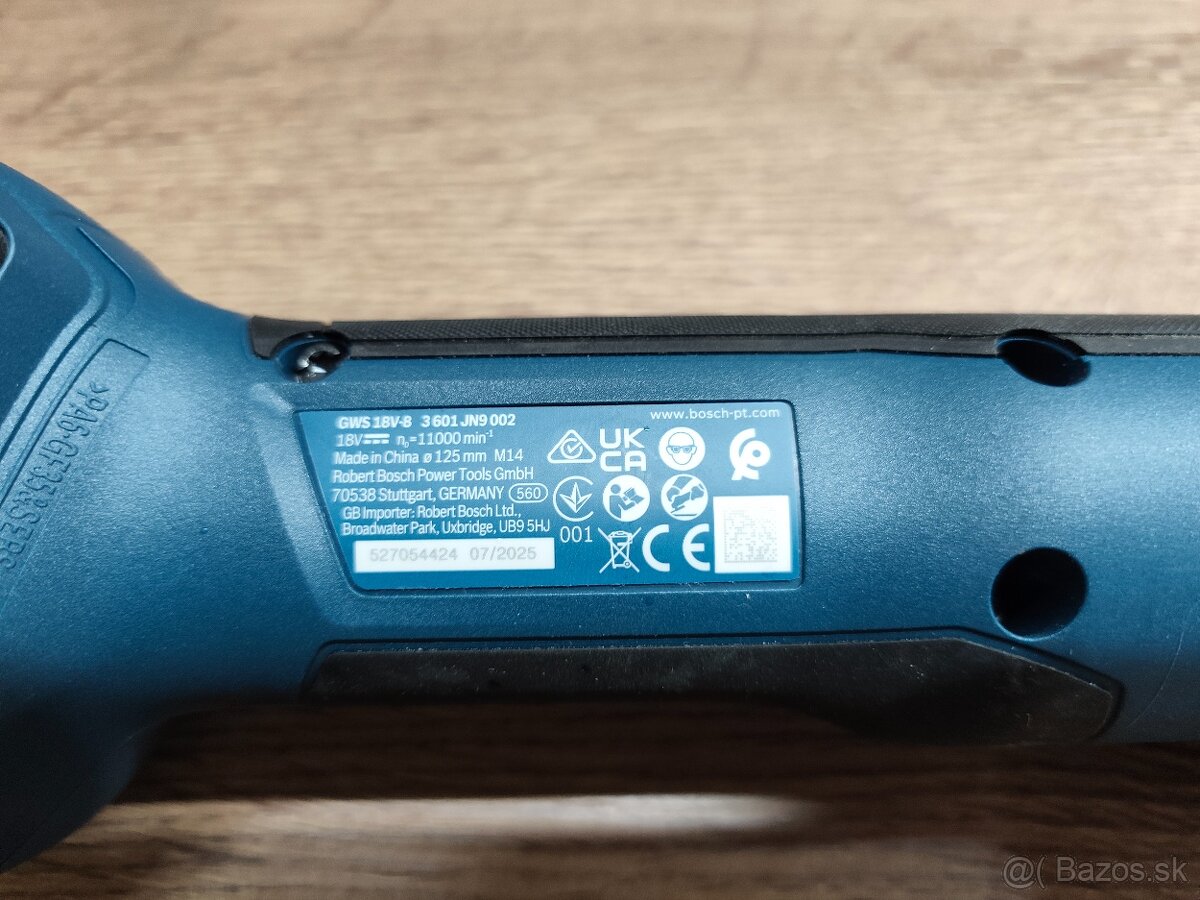 bosch gws 18V-8 uhlová brúska - 4