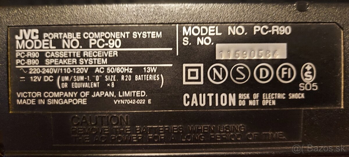 Predám vintage boomboxy JVC a Grundig - 4