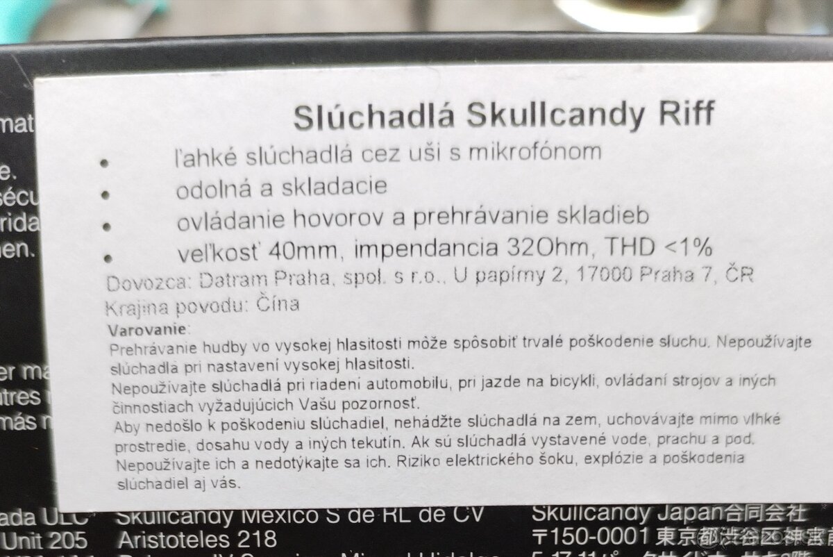 Predám slúchadlá Skullcandy Riff - 4