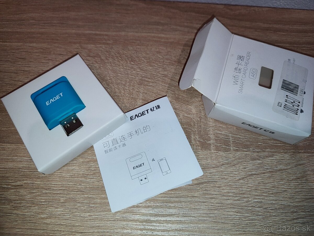 EAGET A50 USB/ bezdrotova wifi citacka kariet - 4