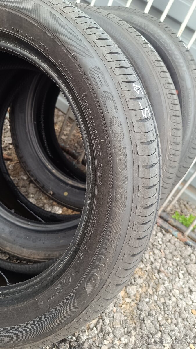 Bridgestone ecopia 185/55 R16 letné sada štyroch kusov - 4