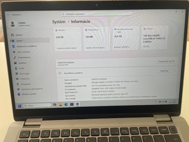 Perfektný Dell Latitude 5320 2v1 | i5 | 16GB | dotyk | W11 - 4