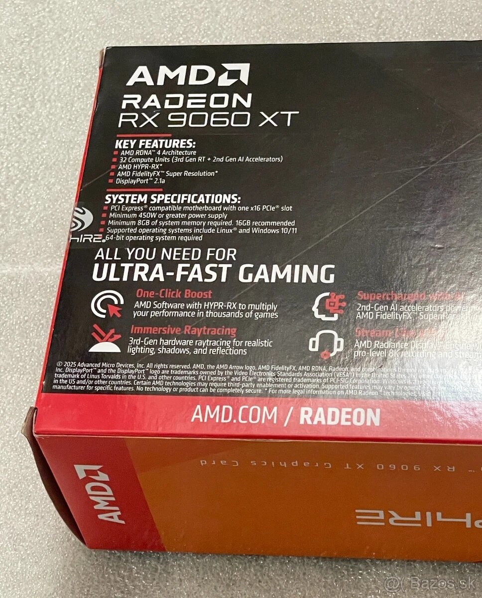 SAPPHIRE PULSE AMD Radeon RX 9060 XT GAMING OC 16G - 4