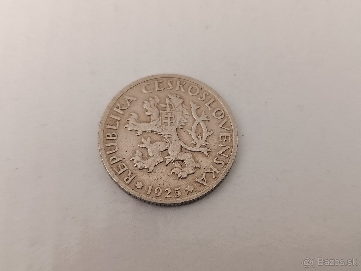 1 koruna 1925 - 4