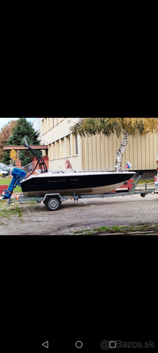 Predám motorový čln s privesom - 4
