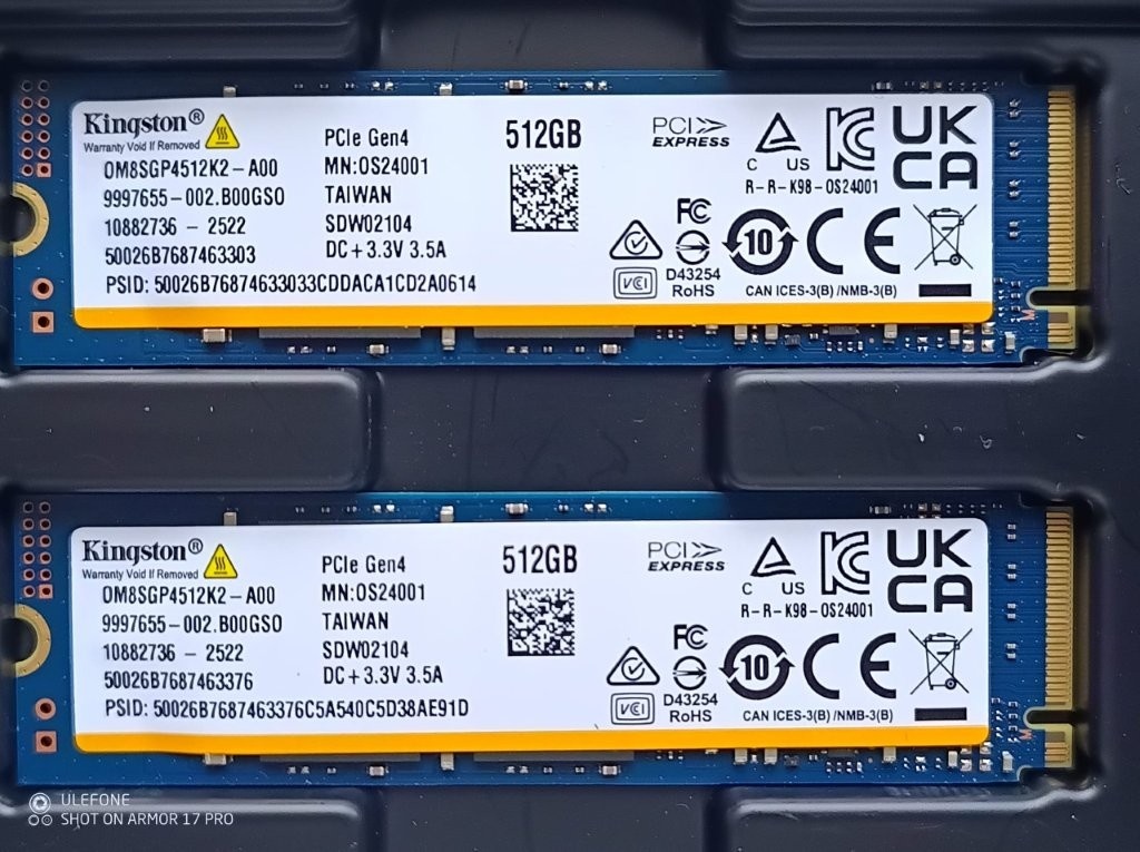 Kingston 2TB, 1TB, 512GB - rýchlosť 7 000 MB/s - 4