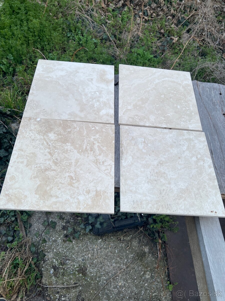 Dlažba alebo aj obklad 30,5/30,5 cm. 55 kusov prírod kameň - 4